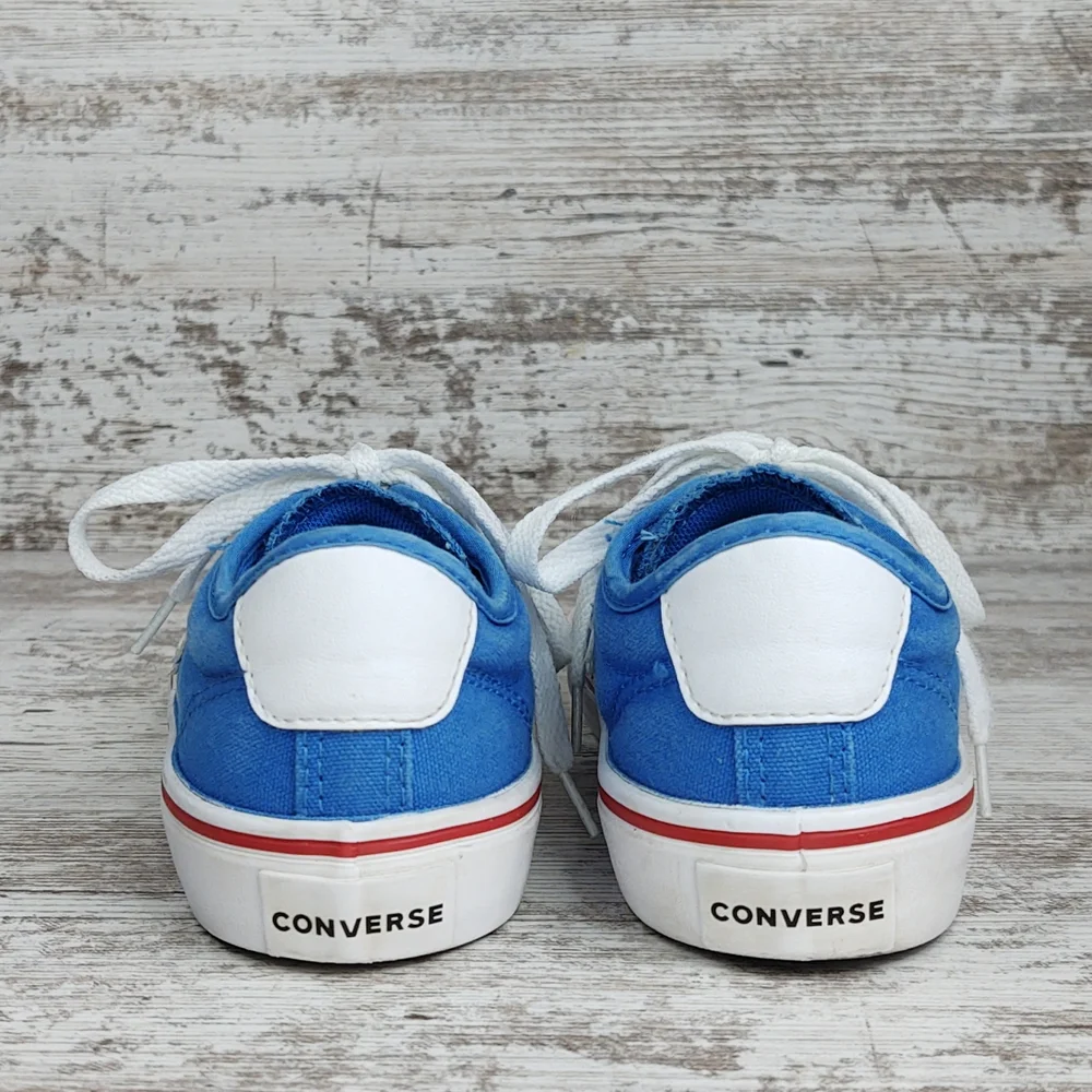 🟦Sz 2 Converse Star Replay Blue Tropic Canvas Sneakers - Picture 10 of 15